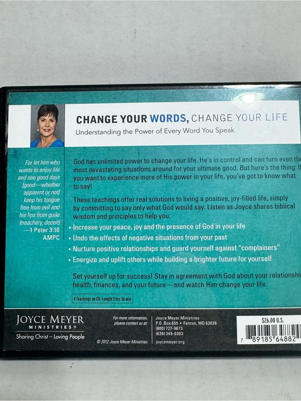 Joyce Meyer change your
